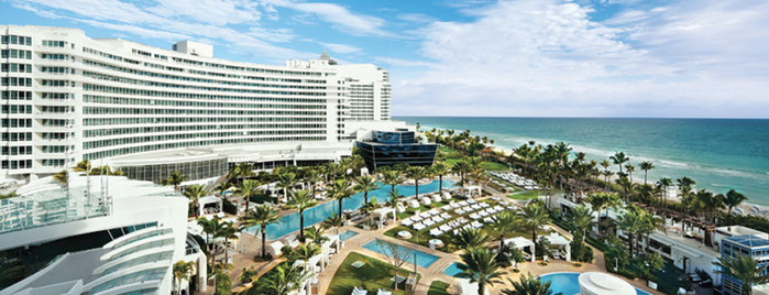 Fontainebleau Miami Beach is one of The Glamorous Hotel Stays of James Bond, 007.