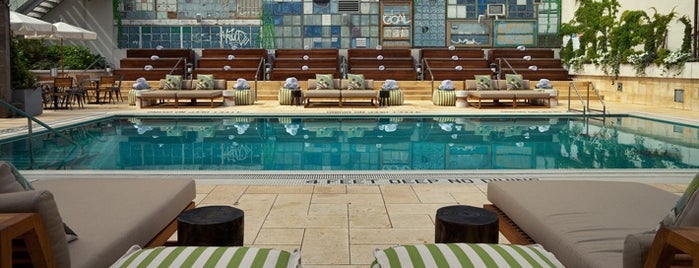 McCarren Hotel & Pool is one of The Coolest Hotel Pools in NYC.
