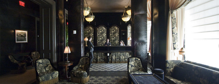 The NoMad Restaurant is one of NYC's Best Hotel Lobby Bathrooms.