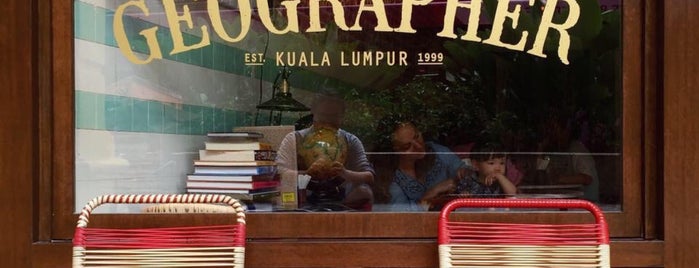 Geographer Café Kuala Lumpur is one of Coffee shops & cafes.