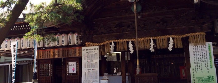 Hakusan Shrine is one of 越後國.