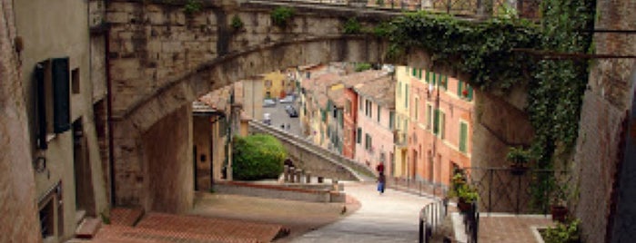 Perugia is one of Umbria.