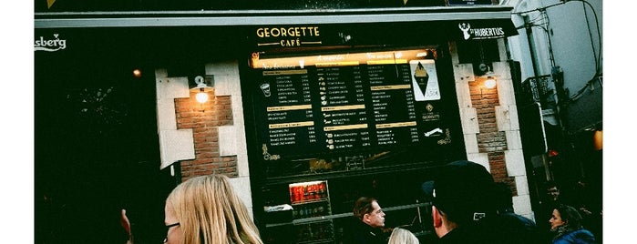 Friterie du Café Georgette is one of Lugares favoritos de Emre.