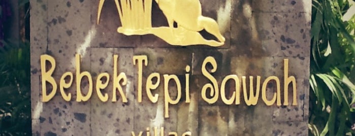 Bebek Tepi Sawah Restaurant & Villas is one of Bali, Island of the gods.