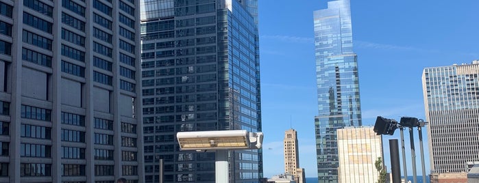 Hyatt Centric Loop Rooftop is one of Chicago rooftop decks.