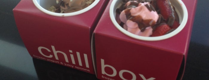 Chillbox Frozen Yogurt is one of Silvina 님이 좋아한 장소.
