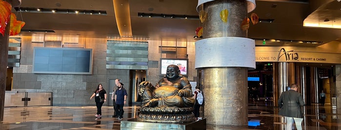 Big Buddah Statue at ARIA is one of Las Vegas.