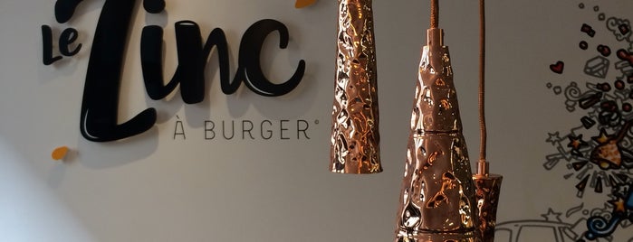 Le zinc à Burger is one of สถานที่ที่ Nikola ถูกใจ.