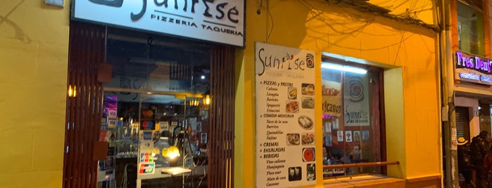 sunrise pizzeria and Taqueria is one of B Counter.