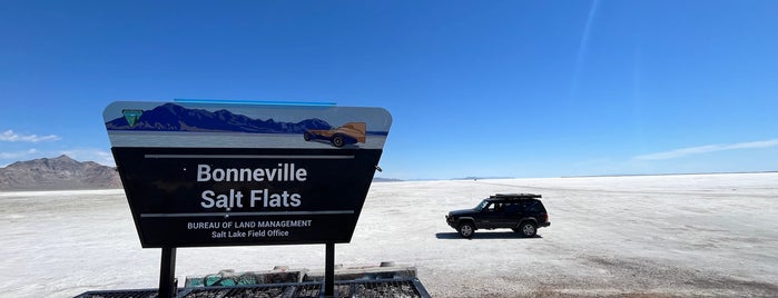 Bonneville Salt Flats is one of สถานที่ที่ Divya ถูกใจ.