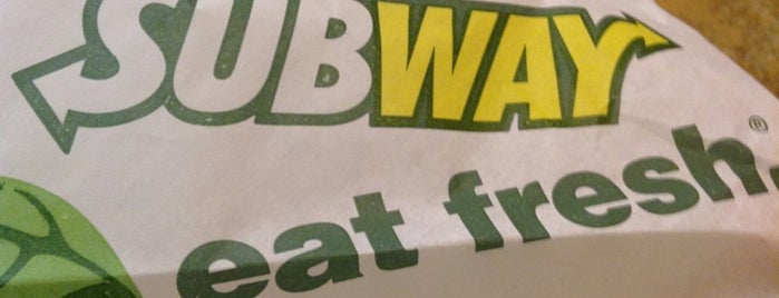 SUBWAY is one of Places.