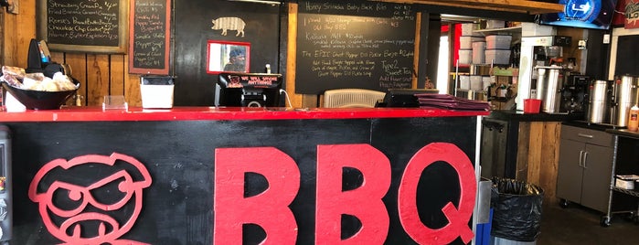 3 Hogs BBQ is one of Restaurants to try.