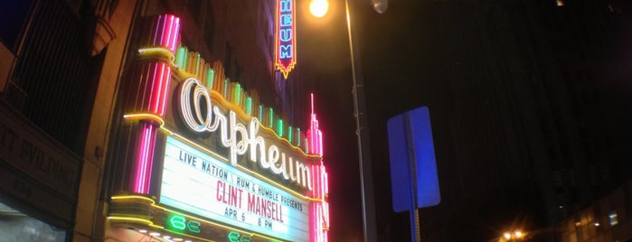 The Orpheum Theatre is one of Film Locations.