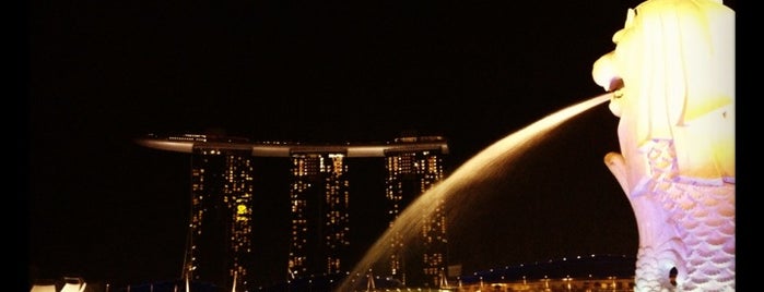 The Merlion is one of Singapore Visits.