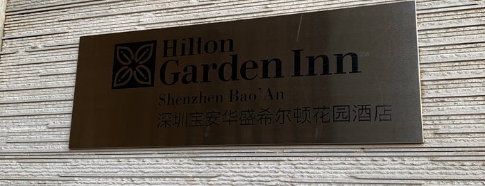 Hilton Garden Inn Shenzhen Bao'an is one of Tianyu's Hotels.