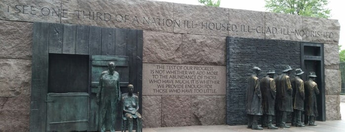 Franklin Delano Roosevelt Memorial is one of Washington, D.C..