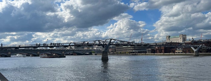 Millennium Bridge is one of London, UK.