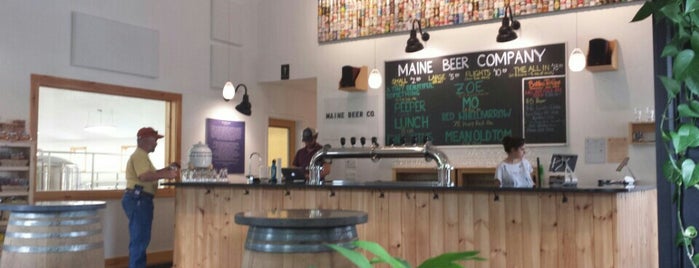 Maine Beer Company is one of Up the East Coast.