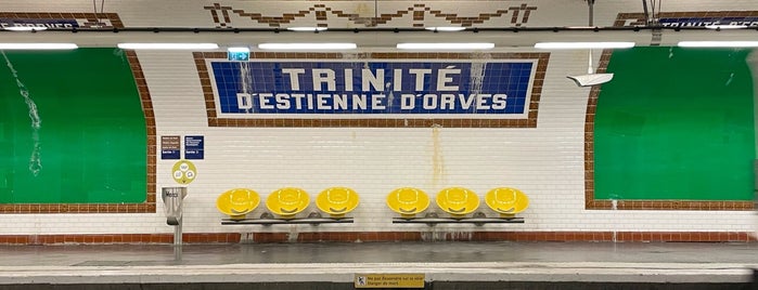 Métro Trinité—d'Estienne d'Orves [12] is one of Métro - Paris.