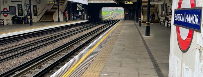 Boston Manor London Underground Station is one of Stations - LUL used.