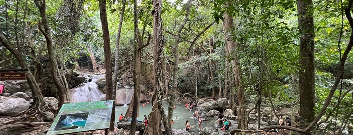 Erawan Waterfall 3rd Level "Pha Nam Tok" is one of กาญจนบุรี.