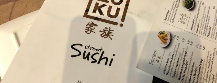 Kazoku sushi bar is one of eat.