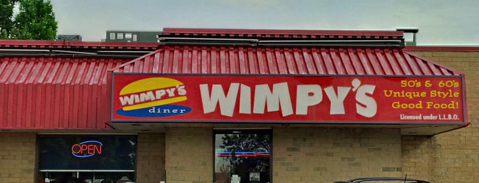 Wimpy's Diner is one of Locais salvos de Melody.