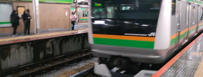 JR Platforms 7-8 is one of 上野アメ横御徒町♪(^q^).
