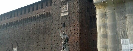 Sforza Castle is one of Top 100 Check-In Venues Italia.