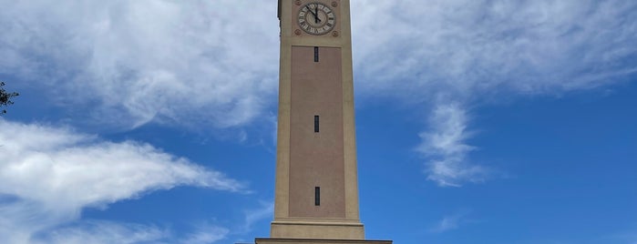 LSU - War Memorial Bell Tower is one of School.