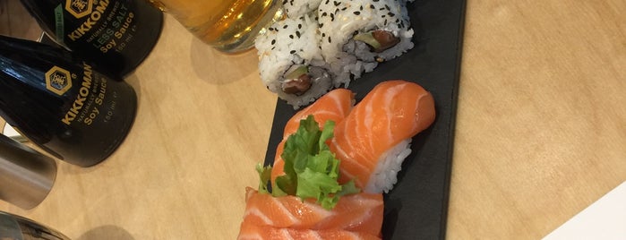 Nakama Casual Sushi Bar is one of Dimitris’s Liked Places.