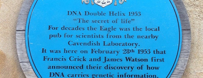 The Eagle is one of My places when I lived in Cambridge, UK.