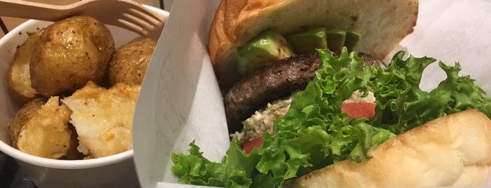 Organic Burger Kitchen is one of Burger Joints at East Japan2.