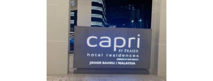 Capri By Fraser Johor Bahru is one of Johor Bahru Eats/Drinks/Shopping/Stays.