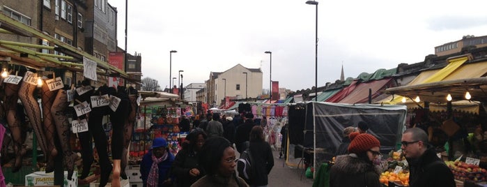 Ridley Road Market is one of London.