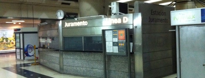 Estación Juramento [Línea D] is one of Subte Línea D.