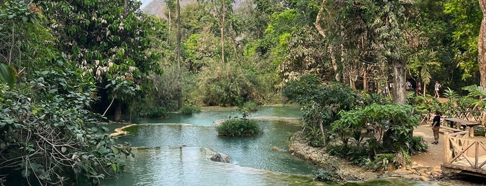 Kuang Si Waterfall National Park is one of Laos.