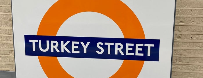 Turkey Street Railway Station (TUR) is one of Stations - NR London used.