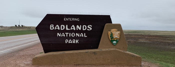 Badlands National Park is one of South Dakota.