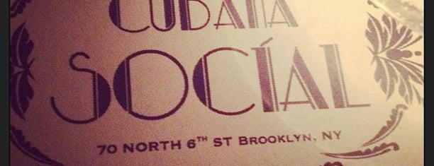 Cubana Social is one of T's Foodie Lists: Williamsburg, Brooklyn.