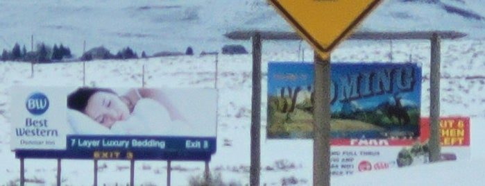Wyoming / Utah State Line is one of California Trip 2012.