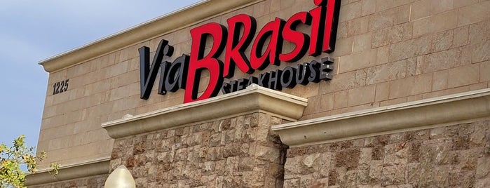 Via Brasil Steakhouse is one of ALL U CAN EAT.