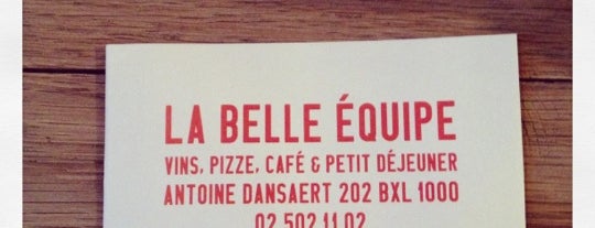 La Belle Equipe is one of Some good spots in Bx..