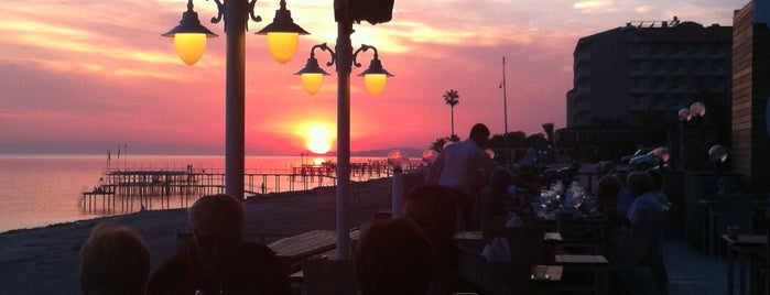 Konak Beach Restaurant&Cafe is one of antalya~ alanya~ side~belek.