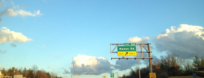 US-40/61 & S Mason Rd is one of Tempat yang Disukai Karen.