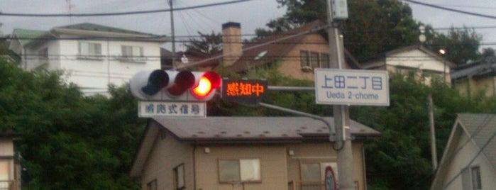 上田二丁目交差点 is one of Route 4.