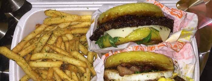 The Original Ramen Burger is one of Mid city + ktown.