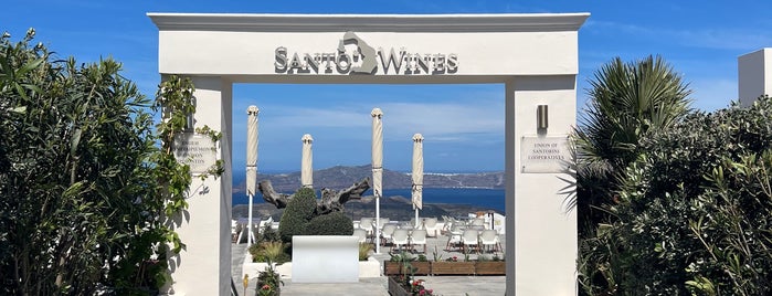 Santo Wines is one of Myconos.
