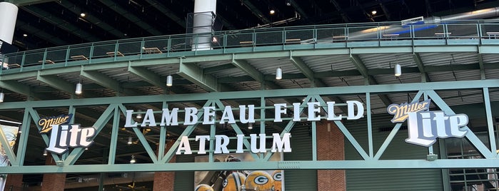 Lambeau Field Atrium is one of Go Pack Go!.