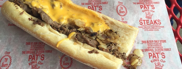 Pat's King of Steaks is one of Food, drink, and fun in Philly.